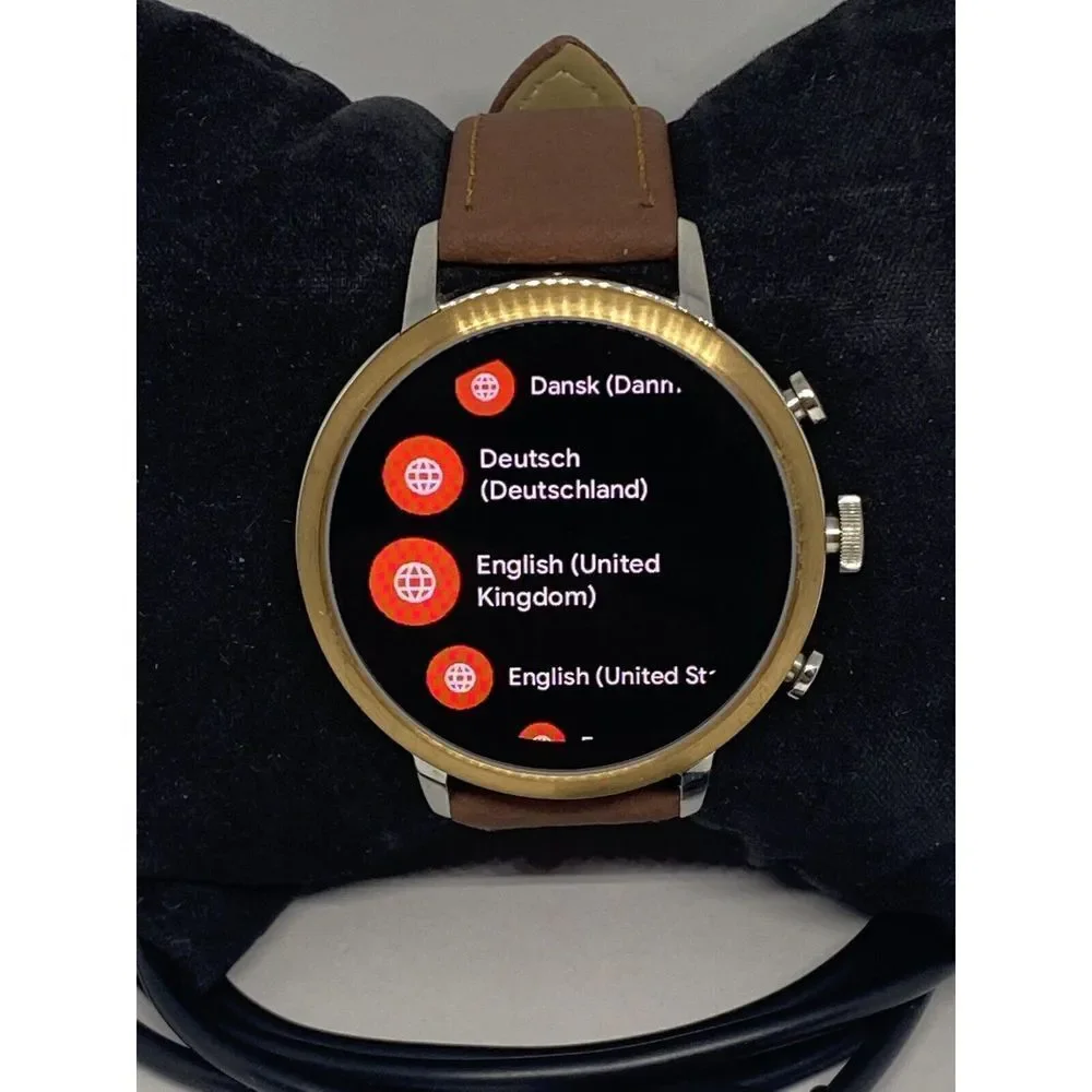 Fossil Gen 4 Authentic Digital Dial Smart Watch Custom Band FTW6016 AB425